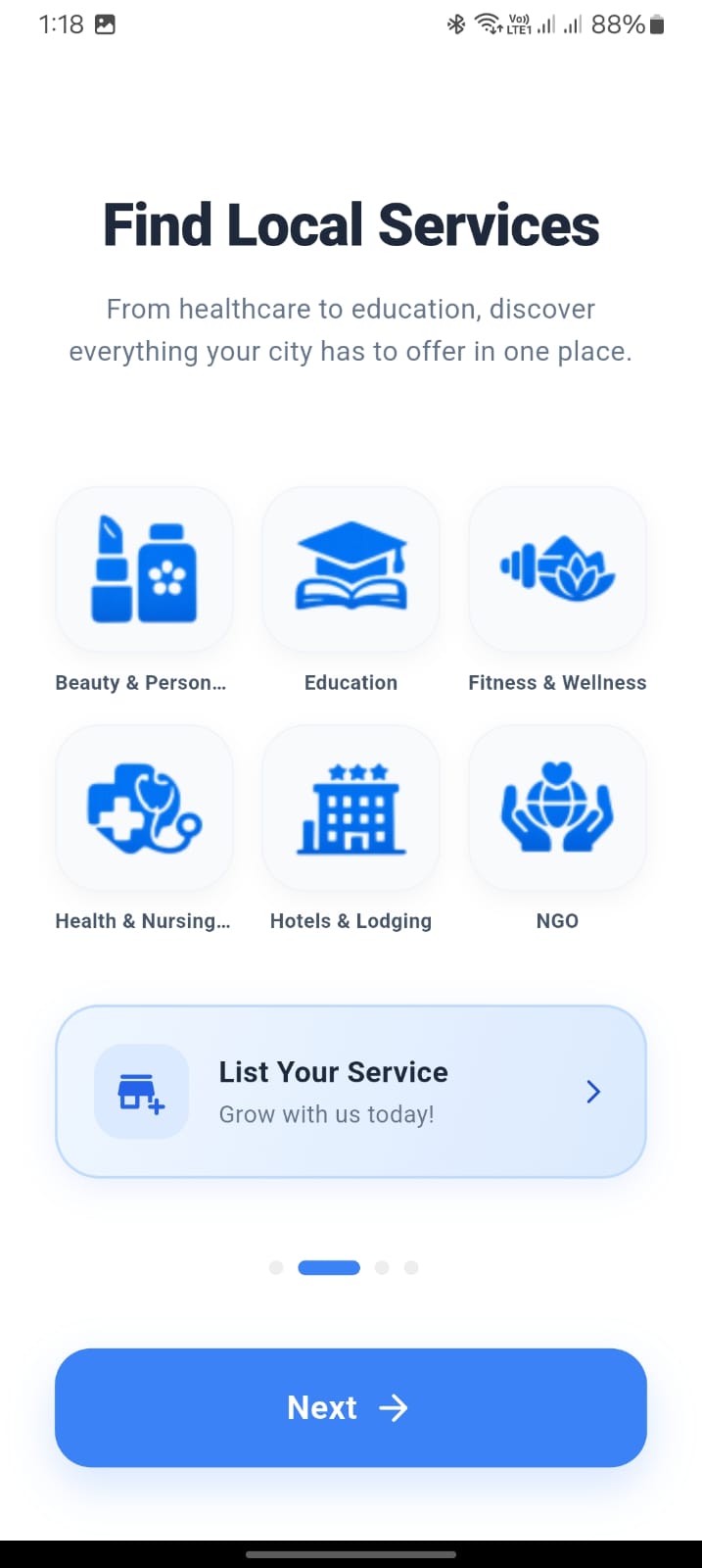 Local Service Categories